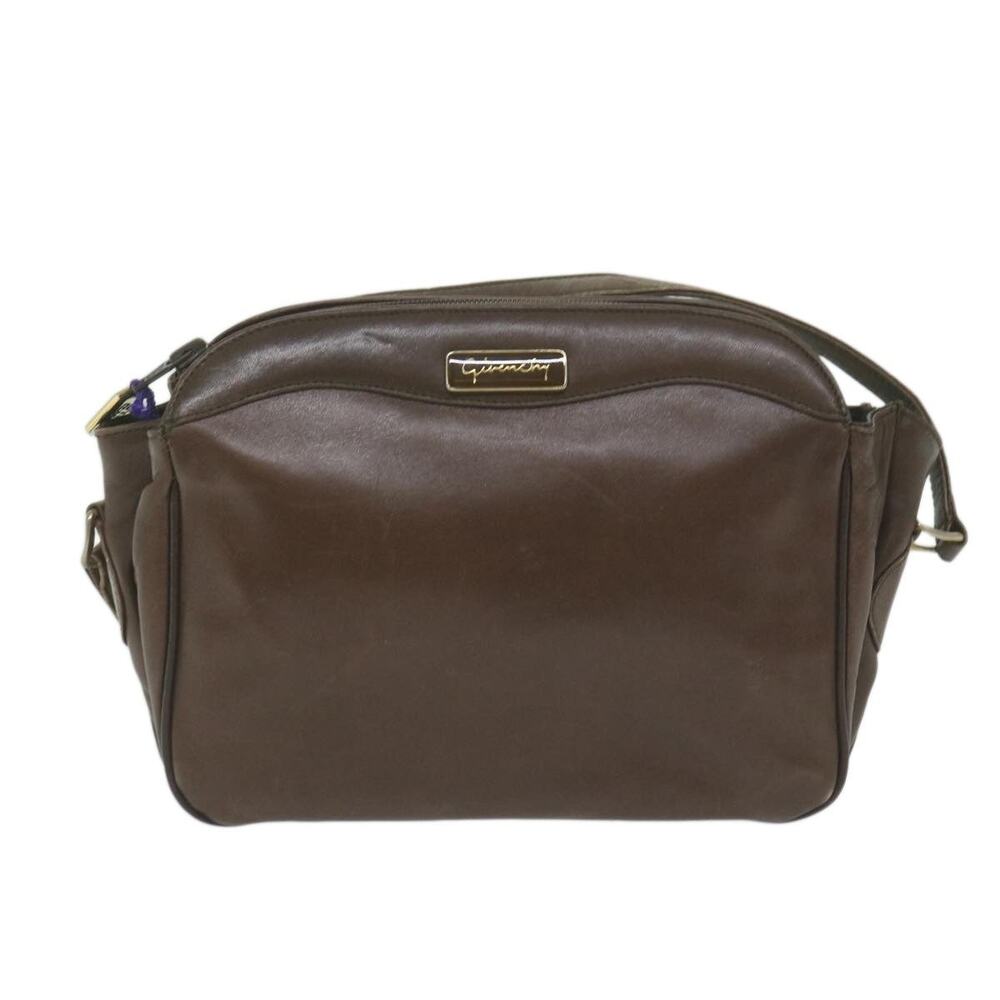 Givenchy Leather Shoulder Bag Brown